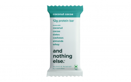 And Nothing Else Coconut Cocoa 12g Protein Bar  Pack  52 grams